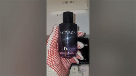 Dior sauvage engraved bottle